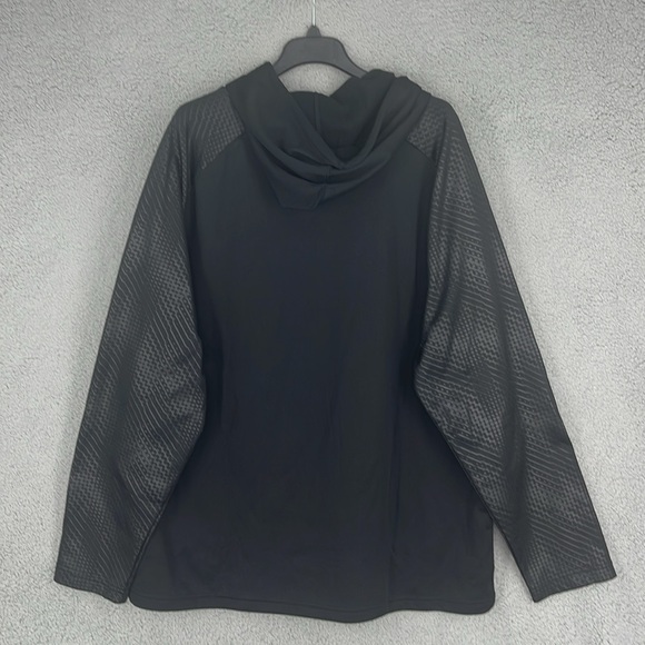 Miami Heat NBA black red hoodie long sleeve kangaroo pocket men’s 2XL pullover - Picture 12 of 14